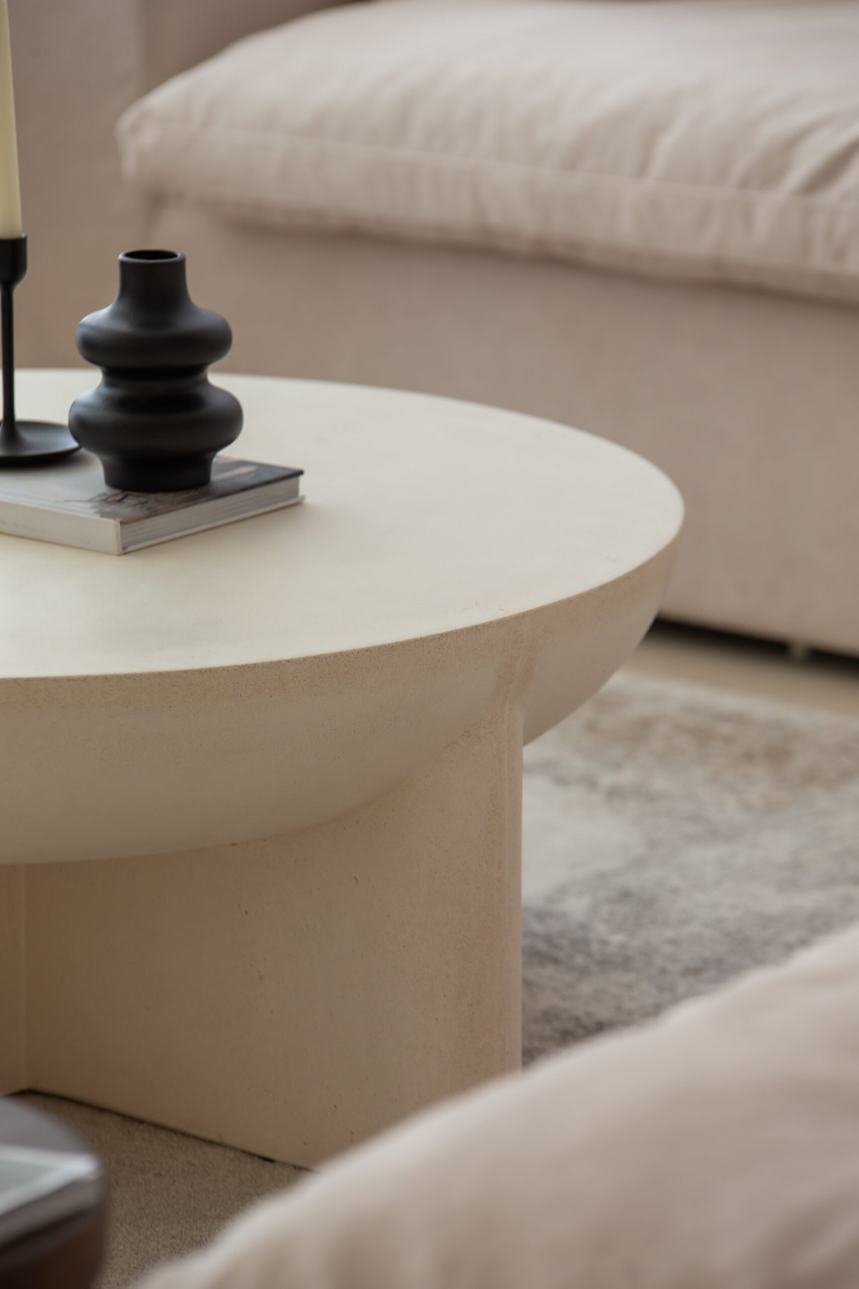 Morrison Cream Concrete Coffee Table - Image 2
