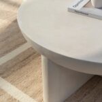 Morrison Cream Concrete Coffee Table