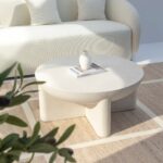 Morrison Cream Concrete Coffee Table