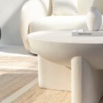 Morrison Cream Concrete Coffee Table