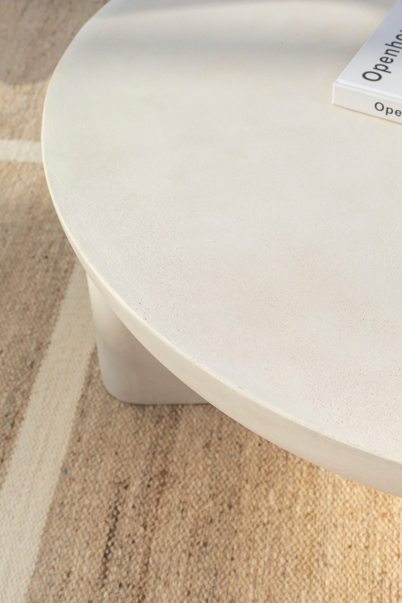 Morrison Cream Concrete Coffee Table - Image 7