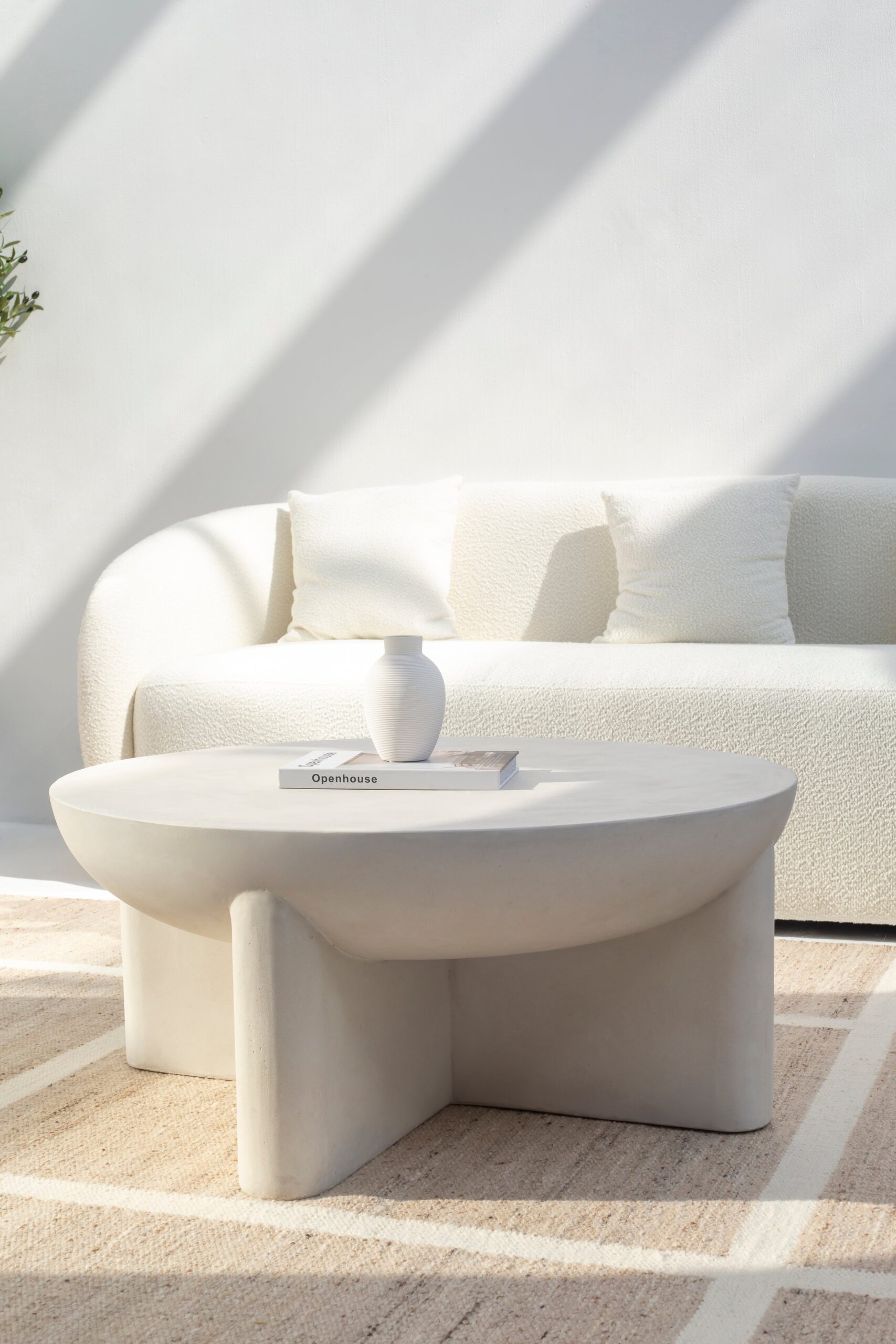 Morrison Cream Concrete Coffee Table - Image 8
