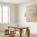 Aviana Off White Concrete Dining Table