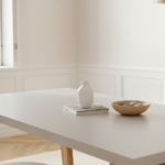 Aviana Off White Concrete Dining Table