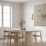 Dolce Off White Concrete Dining Table