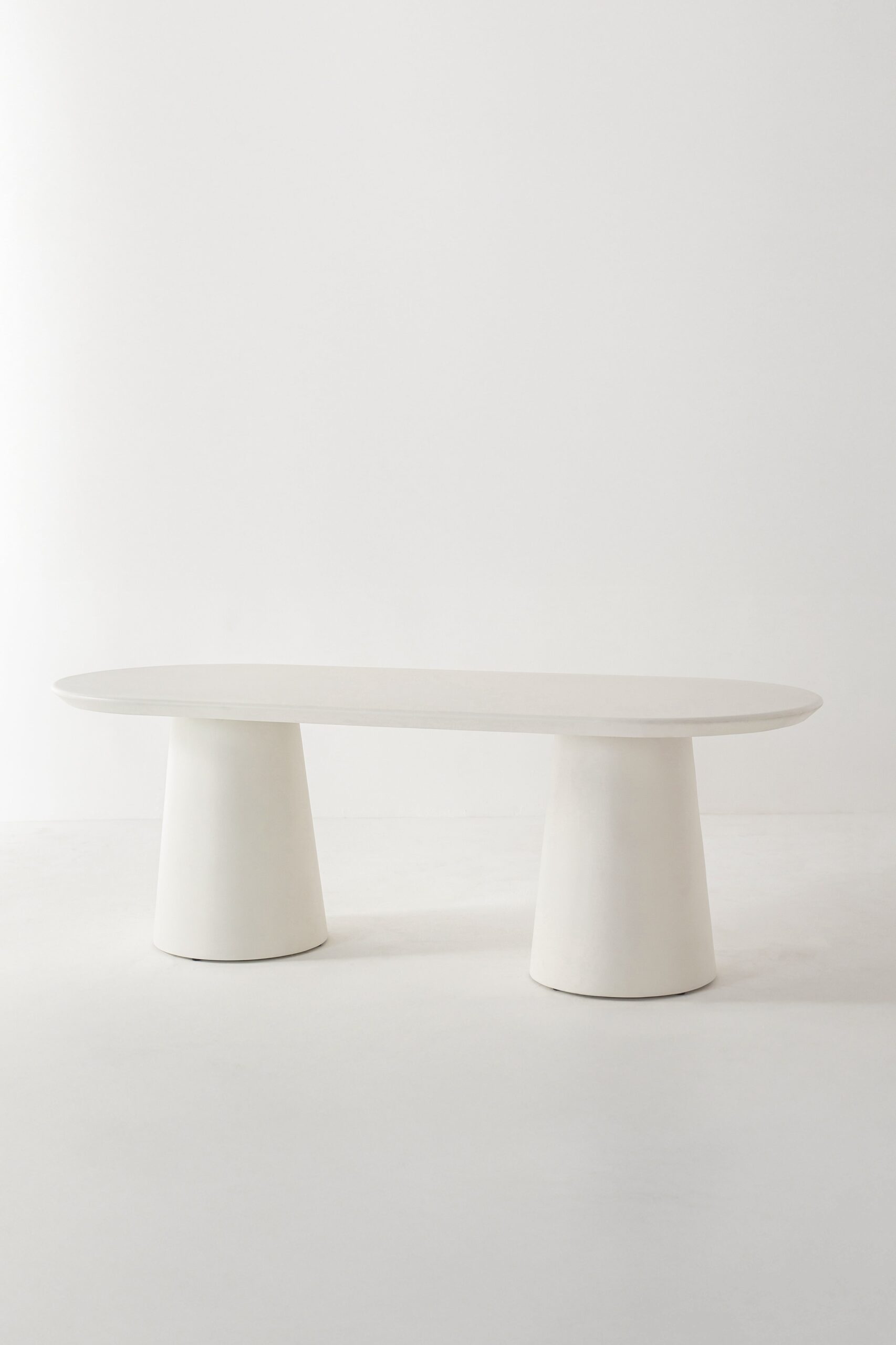 Dolce Off White Concrete Dining Table - Image 2