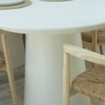 Dolce Off White Concrete Dining Table