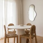 Clio Off White Concrete Dining Table