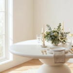 Arcadia Light Beige Concrete Dining Table