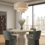 Arcadia Light Beige Concrete Dining Table