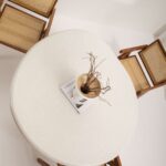 Abigail Terrazzo Concrete Irregular Top Dining Table