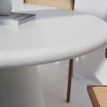 Abigail Terrazzo Concrete Irregular Top Dining Table