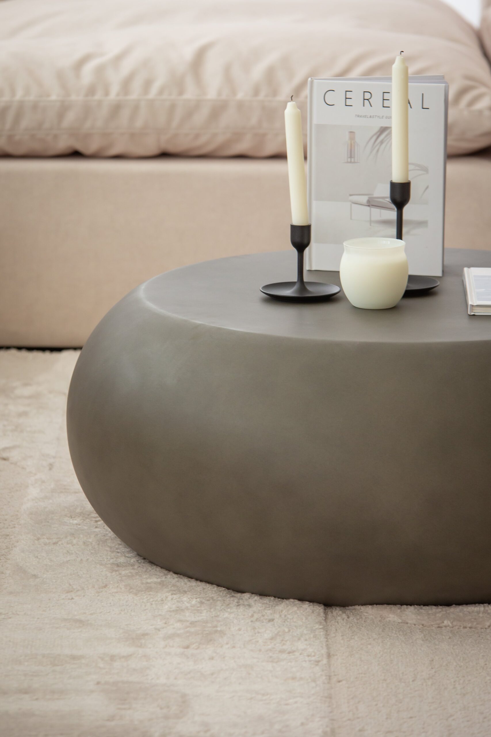 Rosso Concrete Coffee Table - Image 3