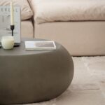 Rosso Concrete Coffee Table