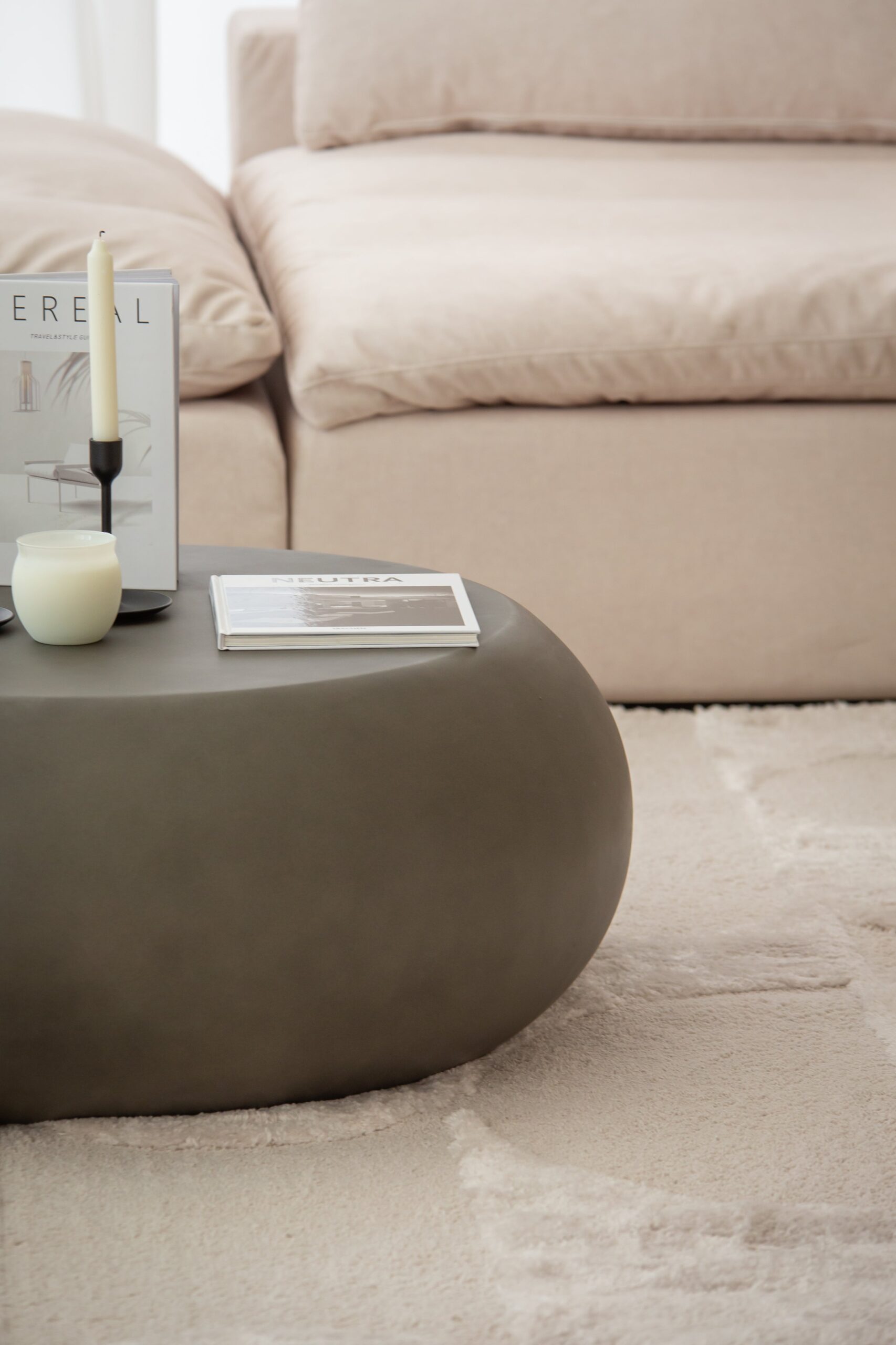 Rosso Concrete Coffee Table - Image 6