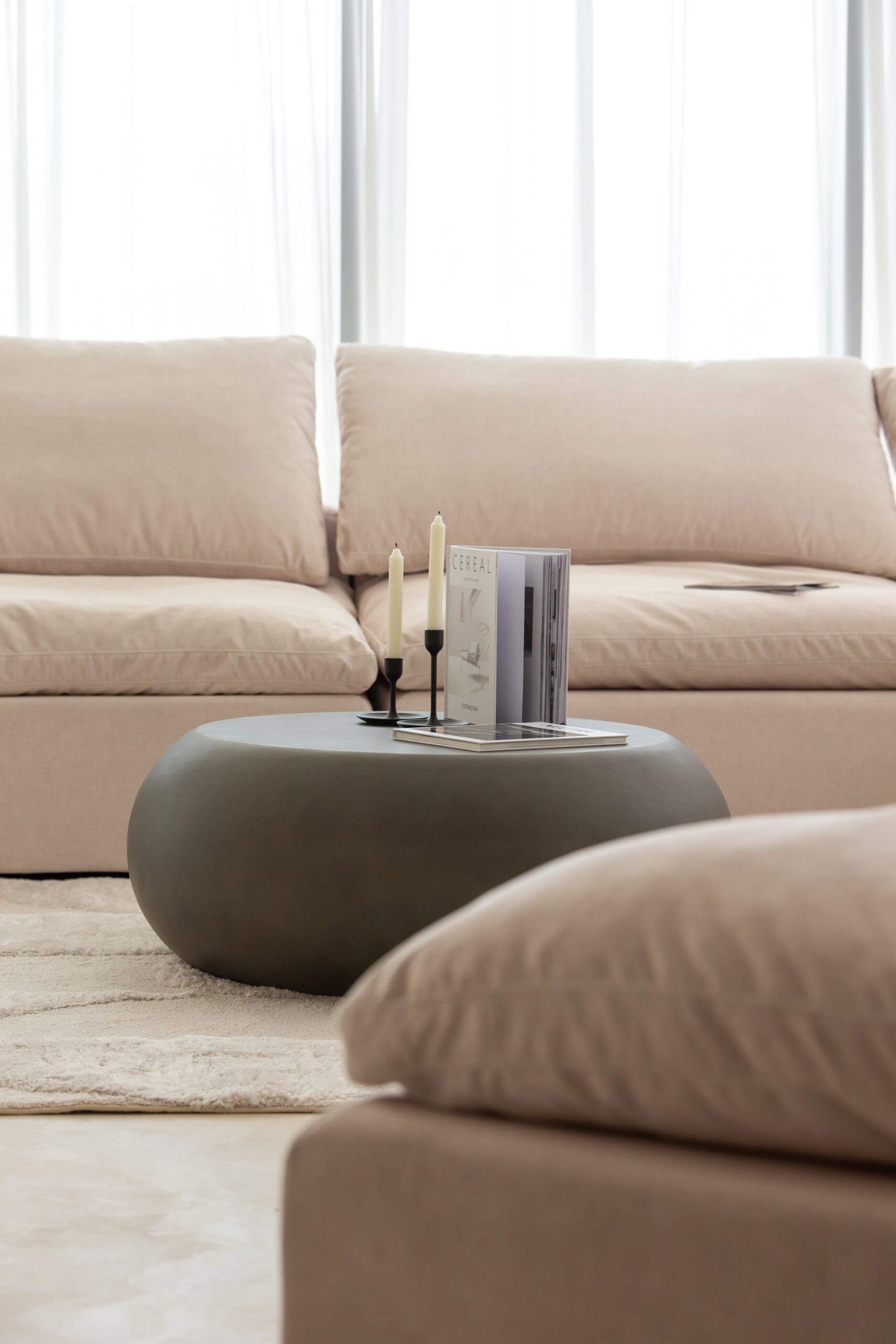 Rosso Concrete Coffee Table - Image 7