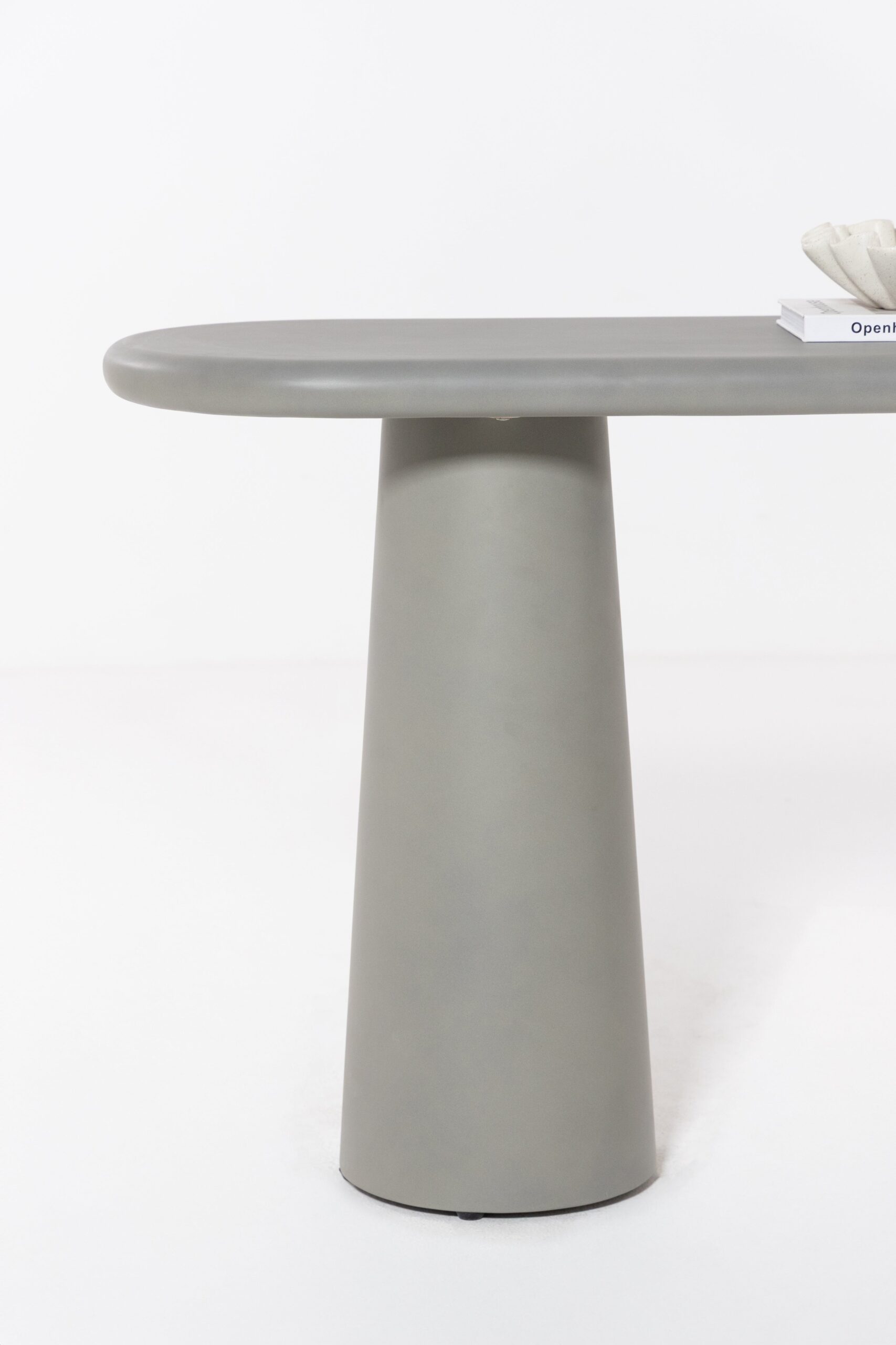 Dune Olive Concrete Console Table - Image 9