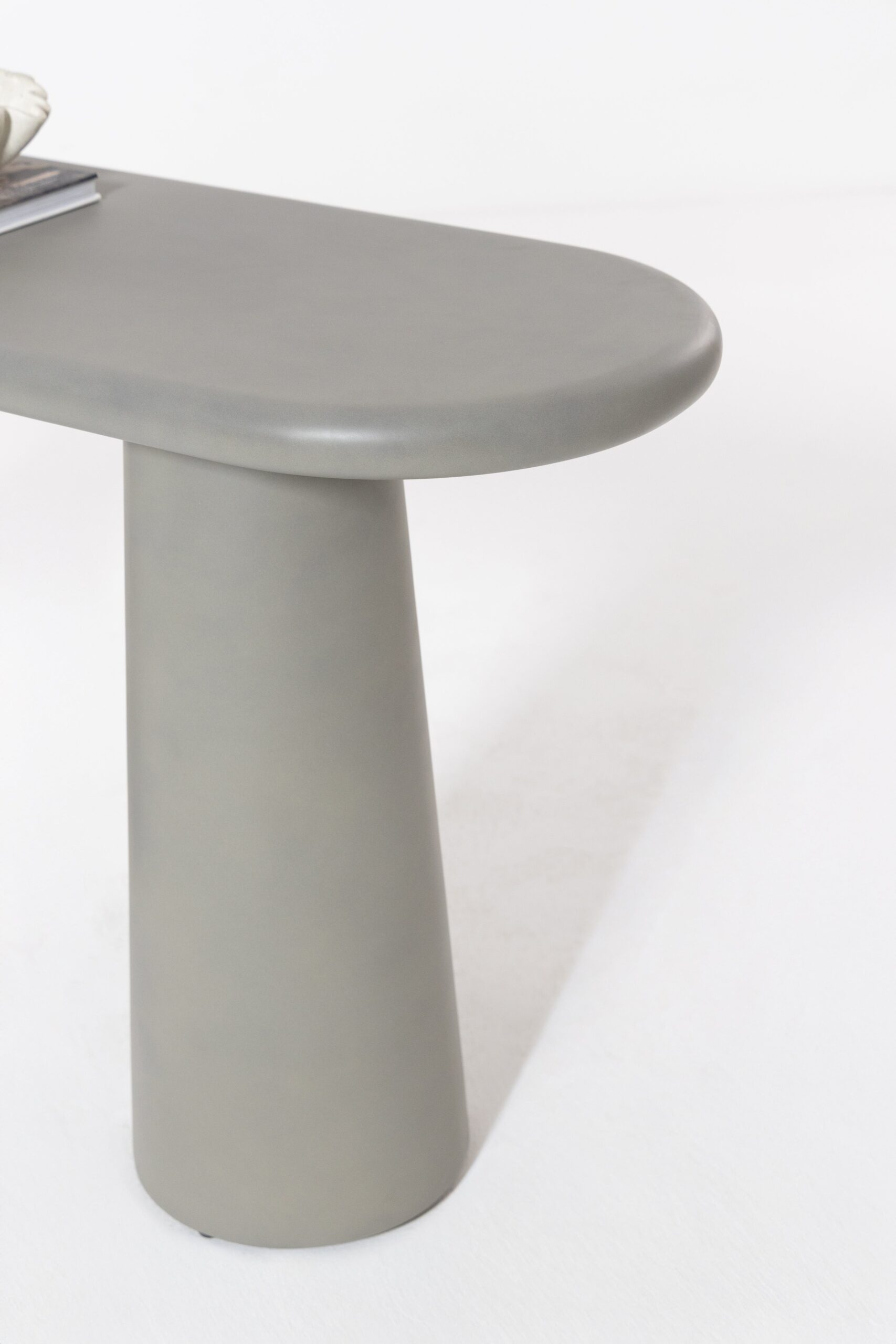 Dune Olive Concrete Console Table - Image 12
