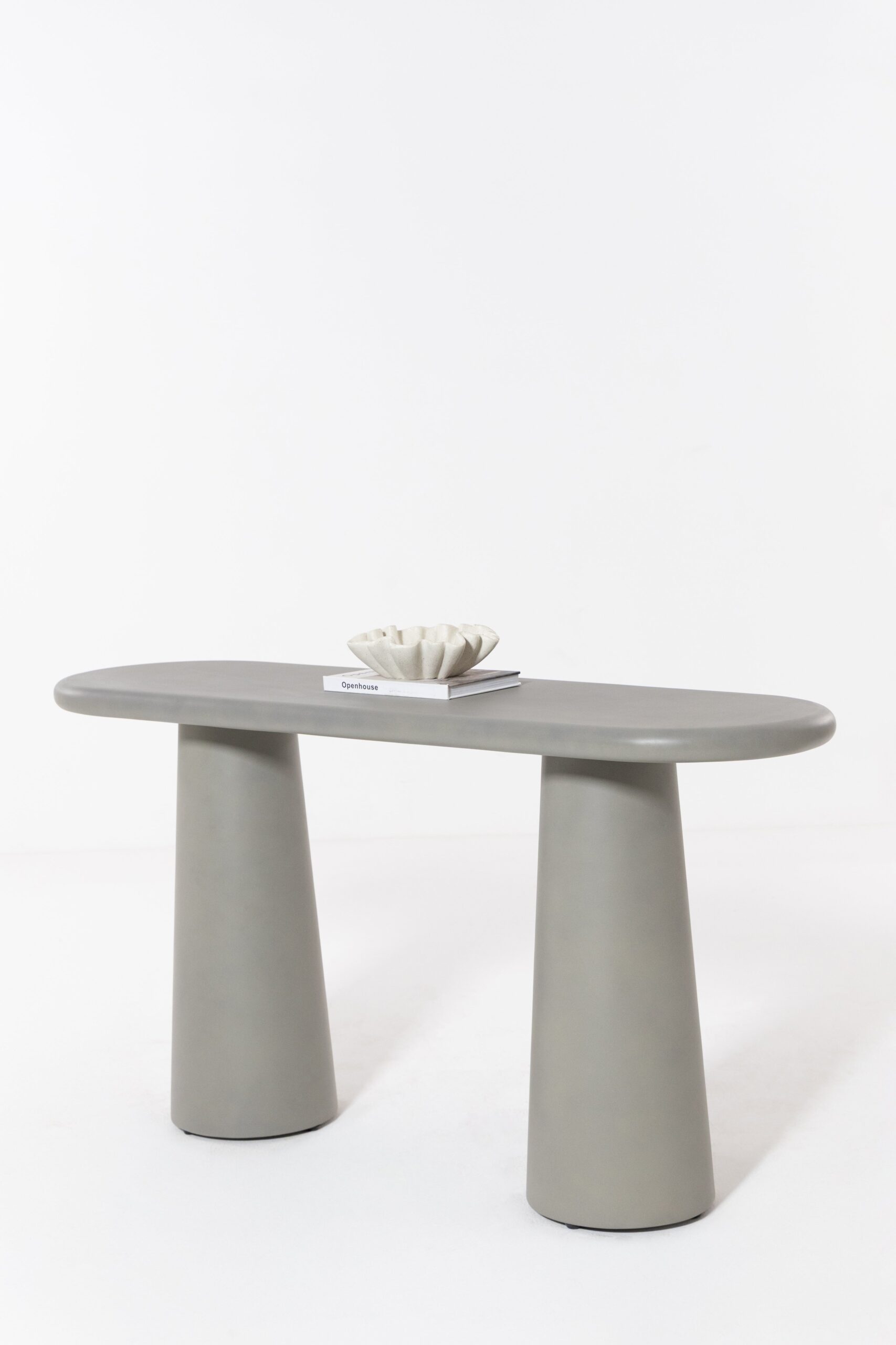 Dune Olive Concrete Console Table - Image 13