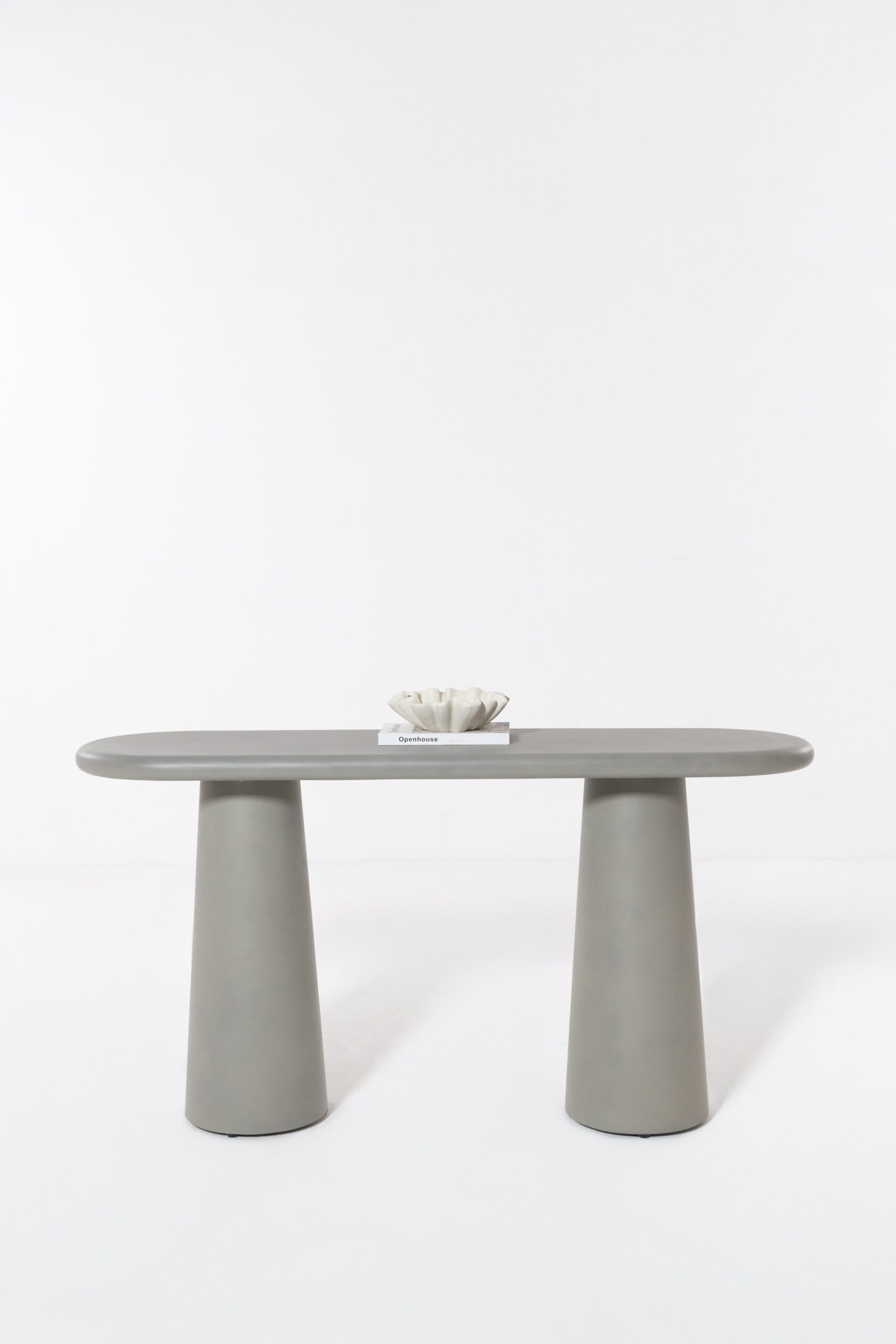 Dune Olive Concrete Console Table - Image 15