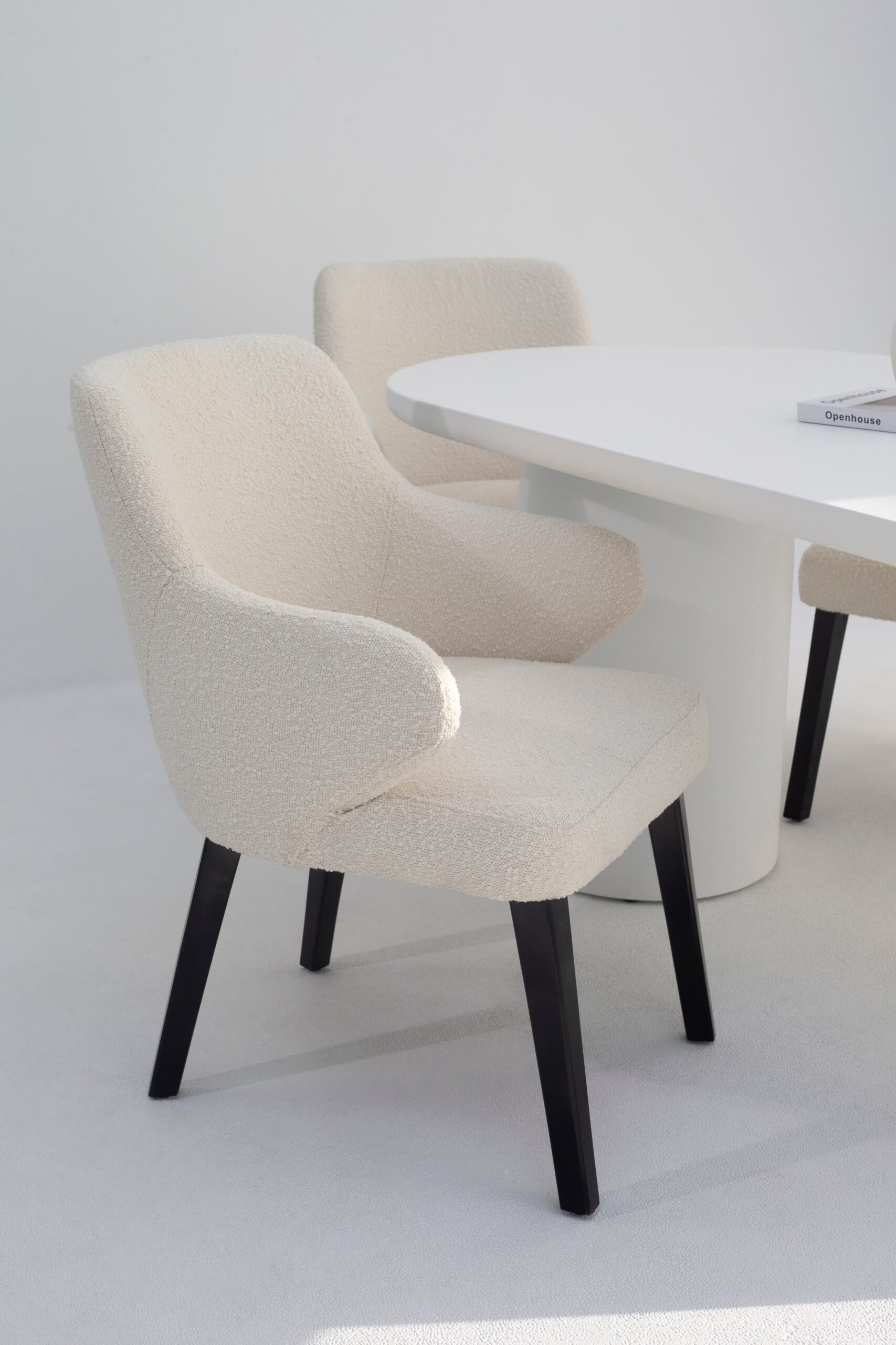 Saveria Boucle Dining Chair - Image 3