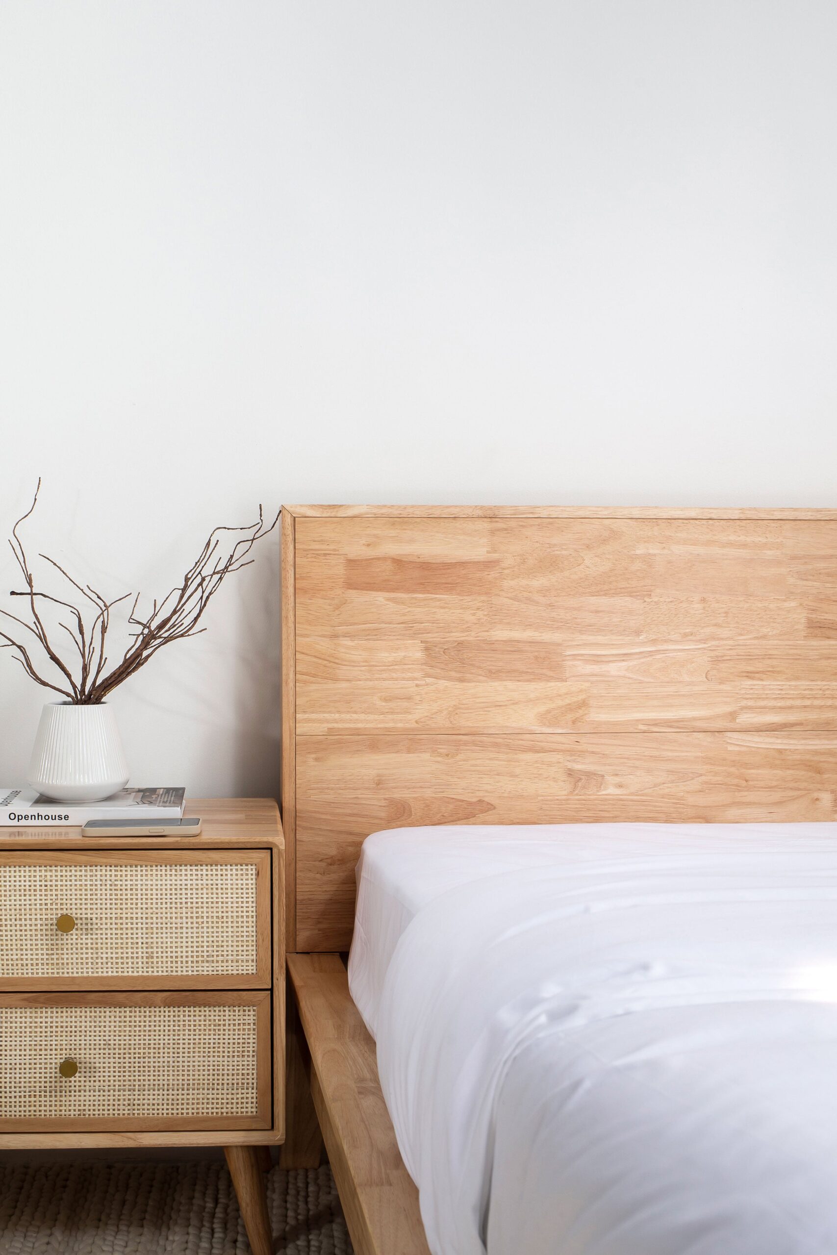 Kohana Japanese Joinery Lightwood Bed - Image 4