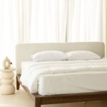 Ambre Off White Concrete Side table