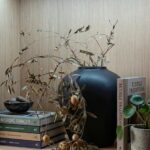 Alana Black Concrete Vase