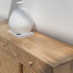 Monroe Rattan 3 Doors Sideboard