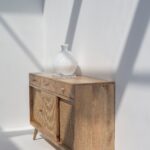 Monroe Rattan 3 Doors Sideboard
