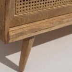 Monroe Rattan 3 Doors Sideboard