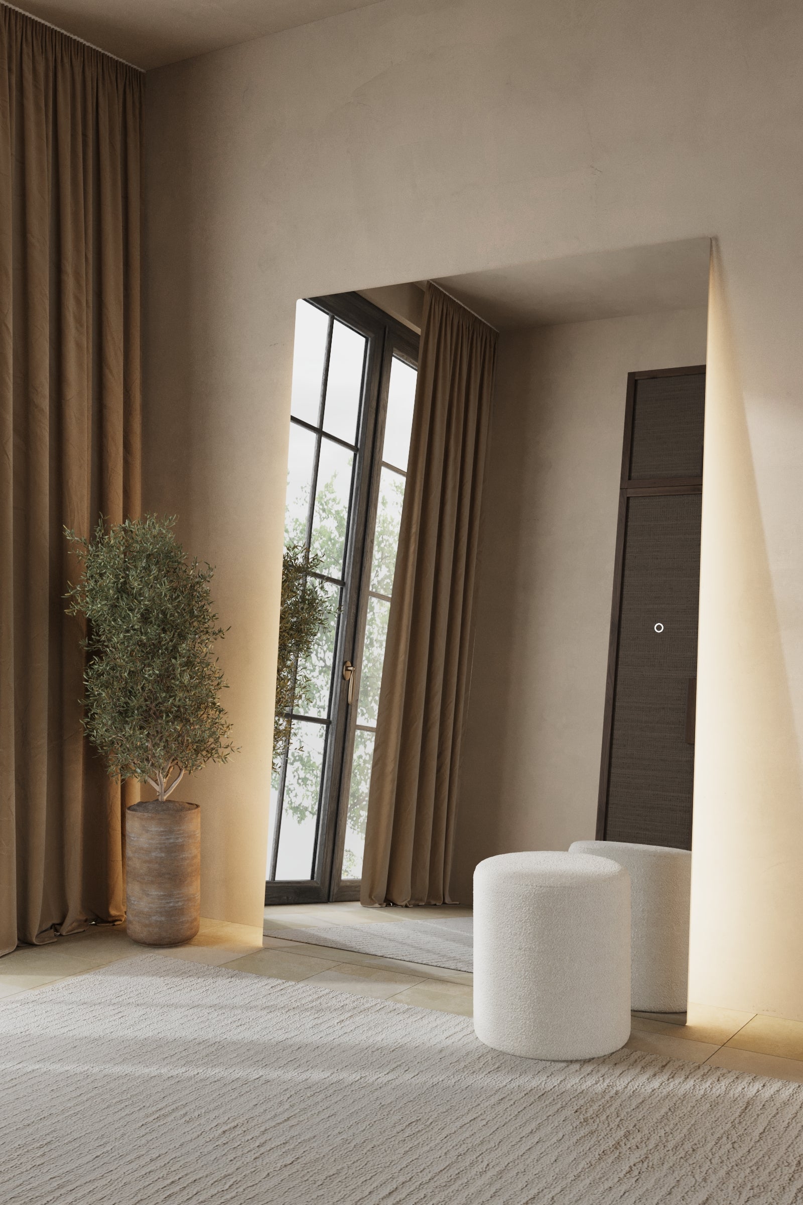 Zara Frameless LED Rectangular Mirror