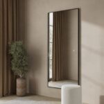 Zara Black LED Rectangular Mirror
