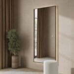Zara Black LED Rectangular Mirror