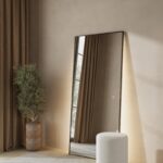 Zara Black LED Rectangular Mirror