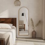Alev Gold Arched LED Wall Mirror with Soft Backlighting