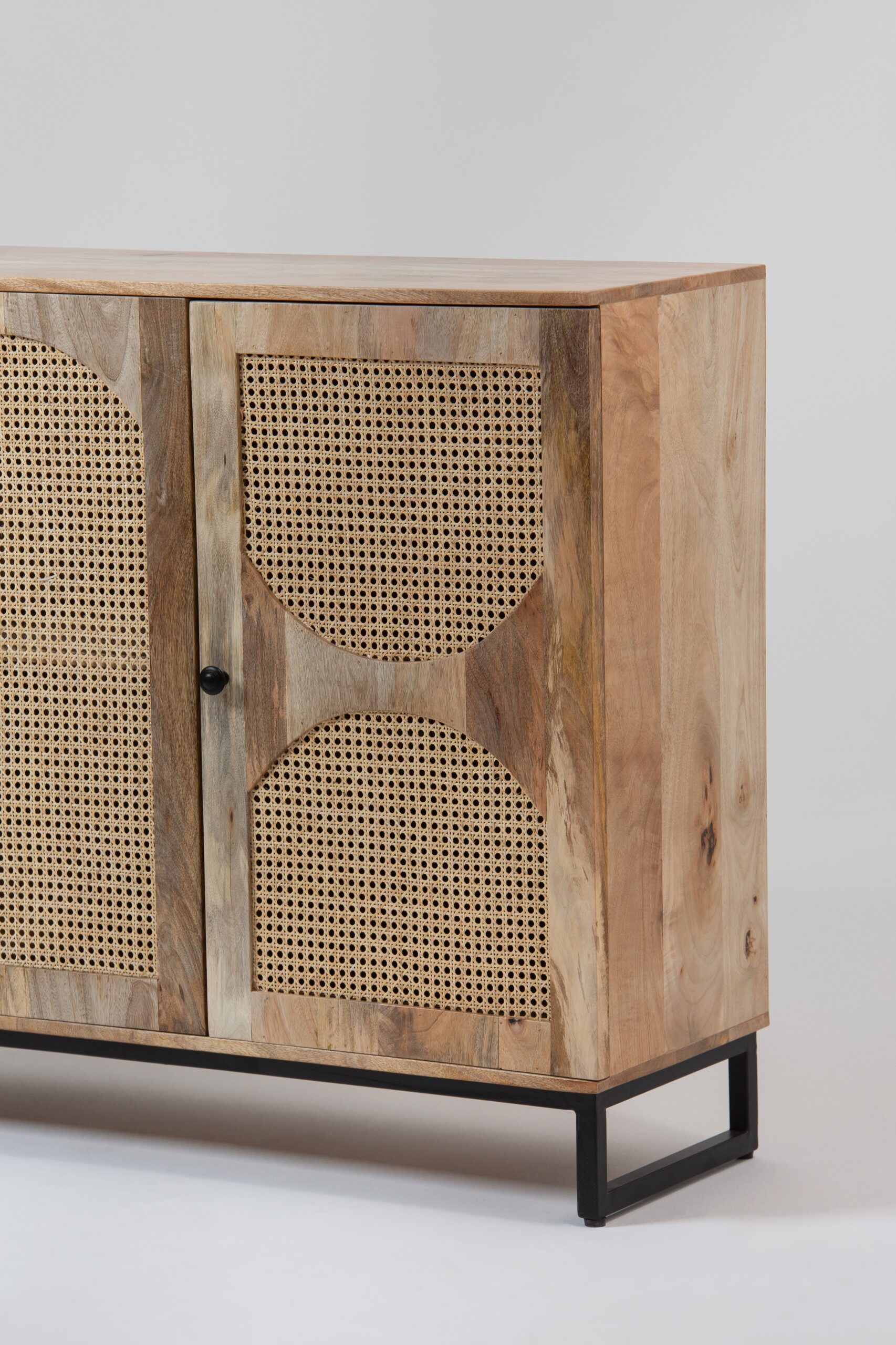 Charlene Rattan Wood Sideboard - Image 5