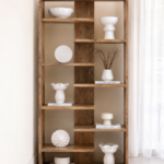 Lunette Wooden Display Shelves Unit