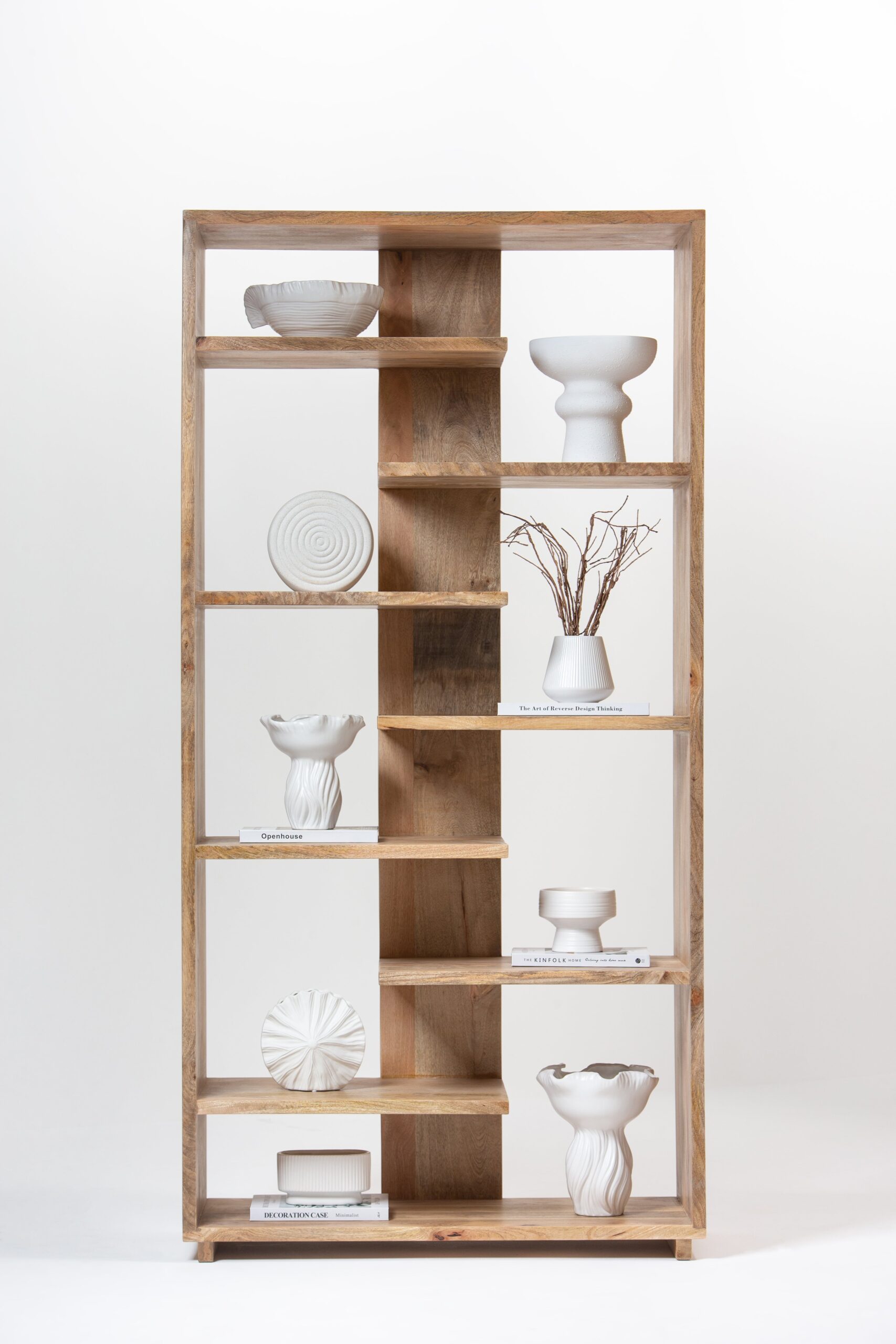 Lunette Wooden Display Shelves Unit - Image 3