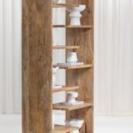 Lunette Wooden Display Shelves Unit