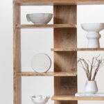 Lunette Wooden Display Shelves Unit