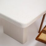 Santorini Off White Speckled Microconcrete Dining Table