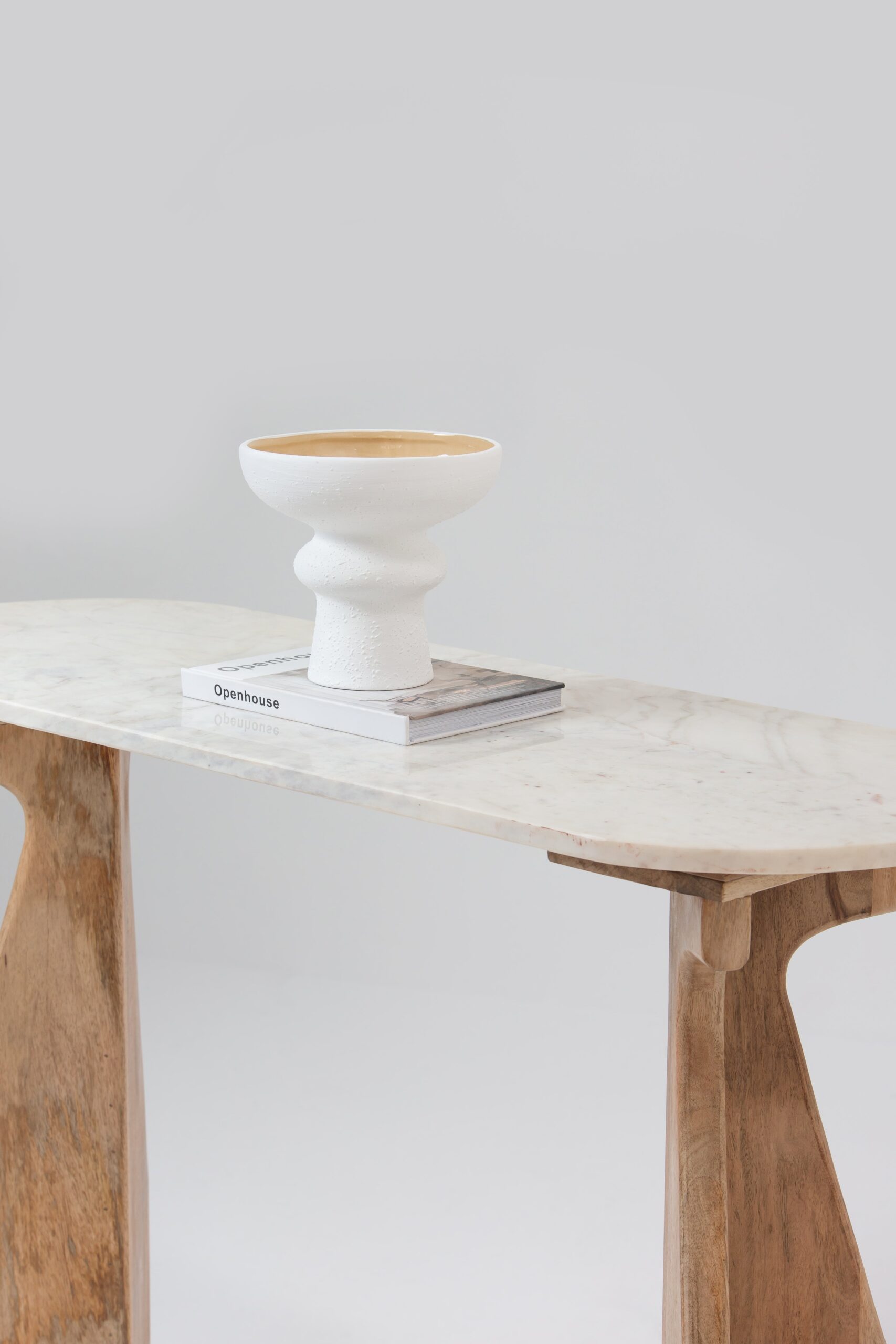 Lunar Pedestal Ceramic Vase - Image 4