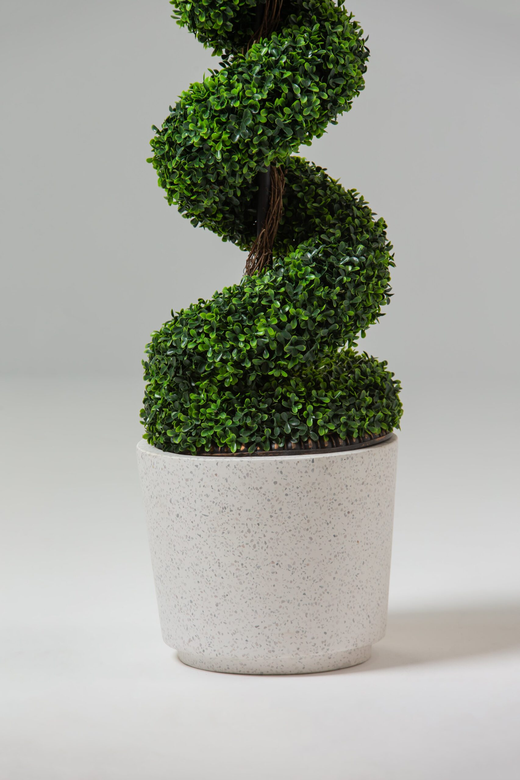 Artificial Spiral Topiary Bonsai Tree - Image 3