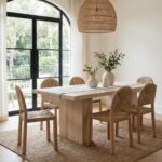 Avencia Travertine Dining Table
