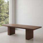 Avencia Mocha Microconcrete Dining Table