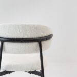 Alto White Boucle Dining Chair