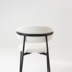 Alto White Boucle Dining Chair