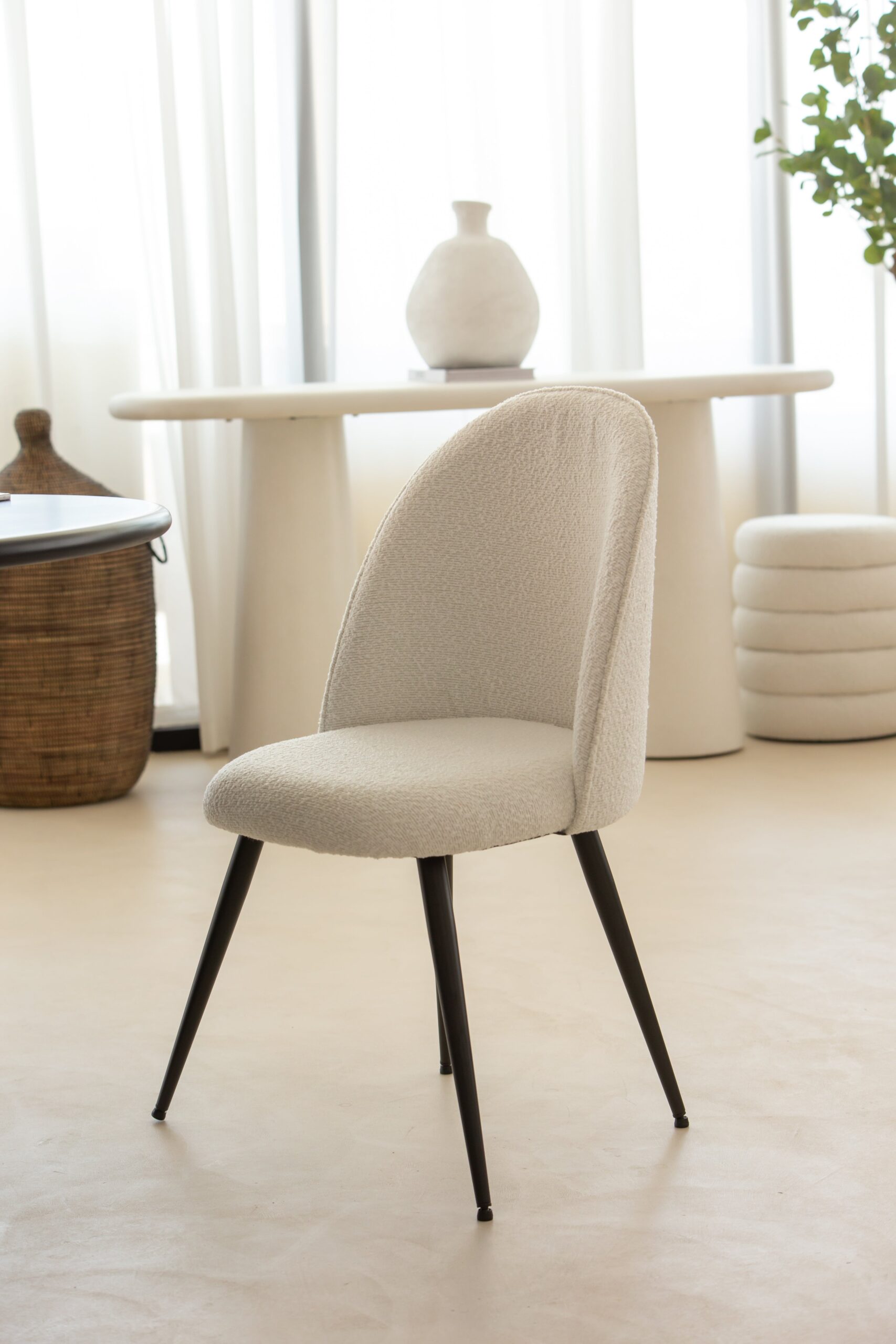 Orlena Boucle Dining Chair - Image 11
