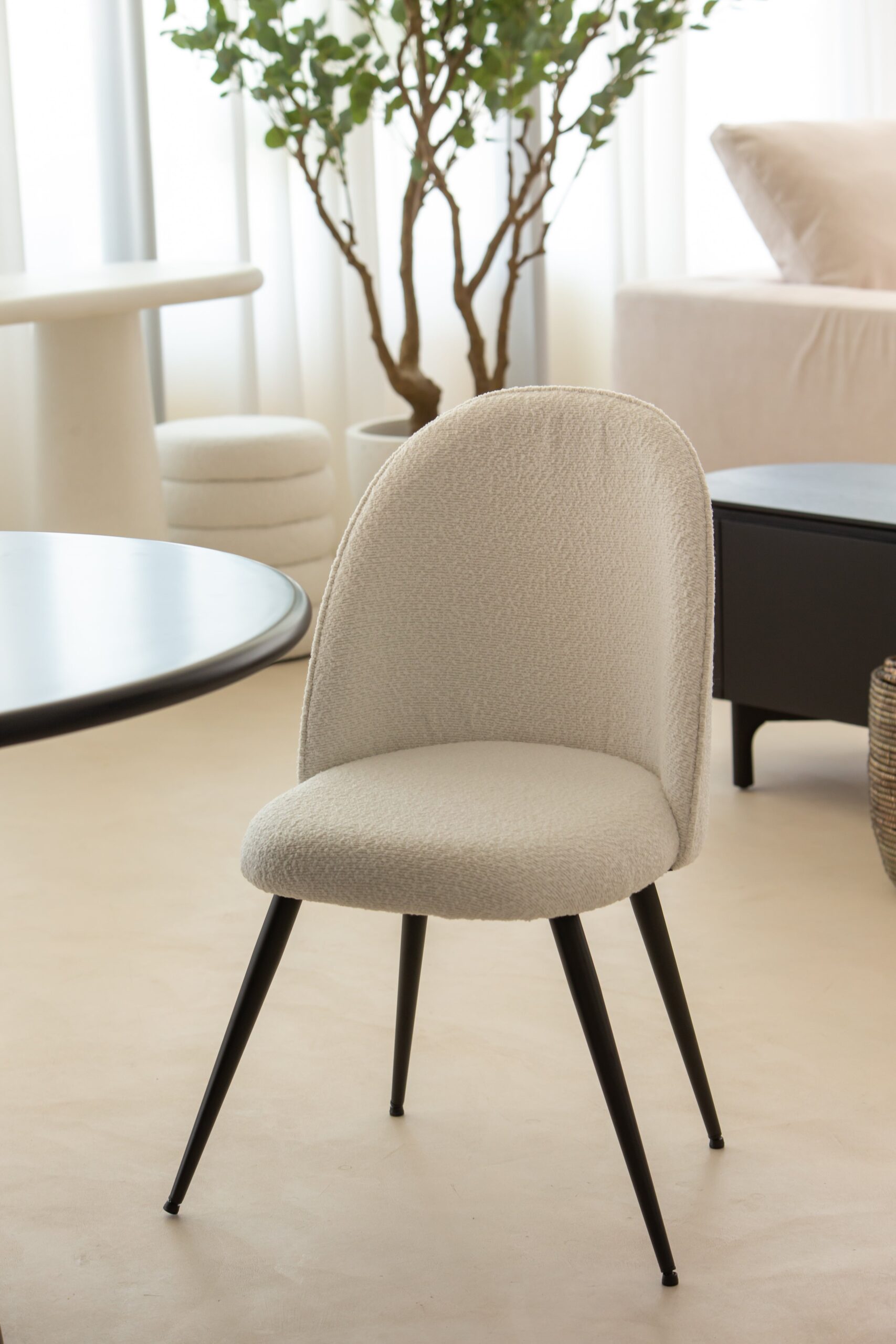 Orlena Boucle Dining Chair - Image 12